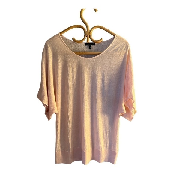 Eileen Fisher light orange linen top L - Picture 1 of 11